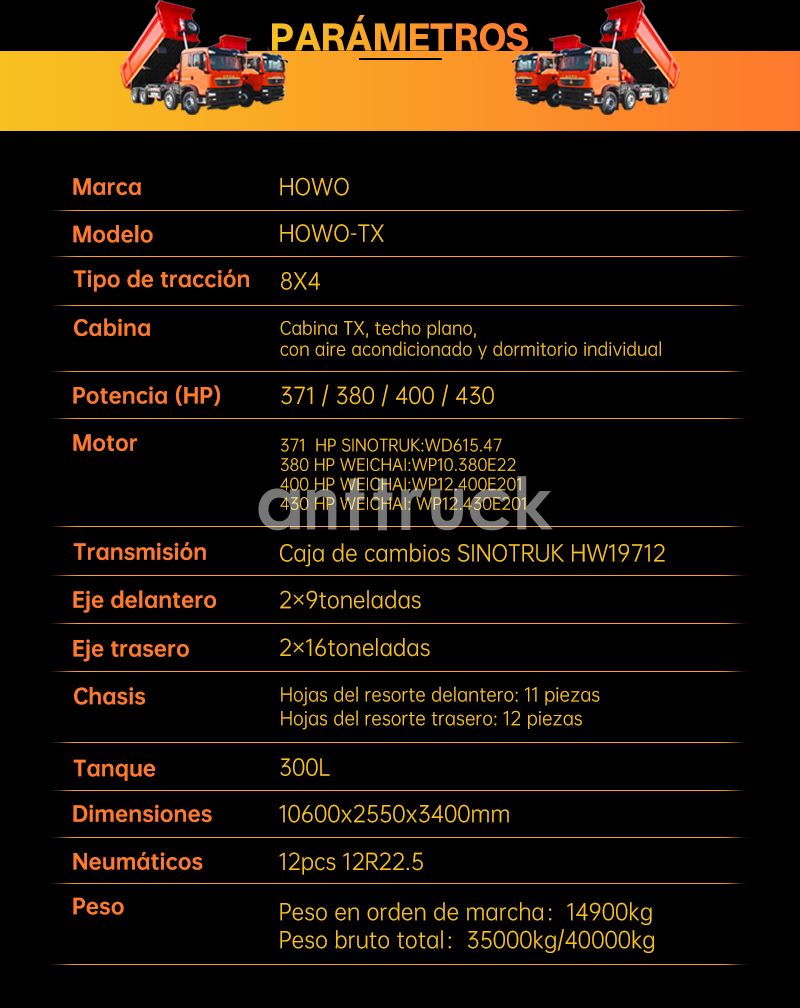Camión volquete Sinotruk Howo TX 3.jpg