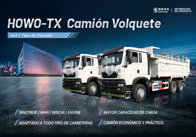 Camión Volquete Sinotruk HOWO NX 6X4 Nuevo