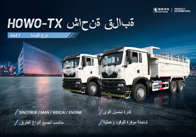 شاحنة قلابة HOWO TX 6X4