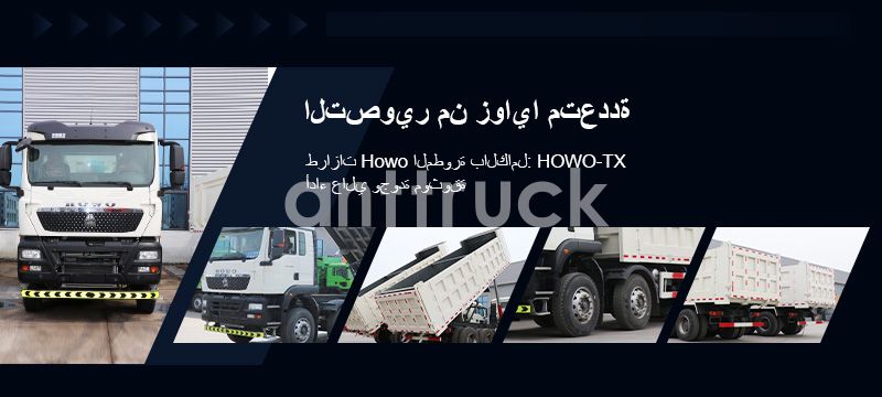 مستعملة Sinotruk HOWO TX 8X4 شاحنة التفريغ